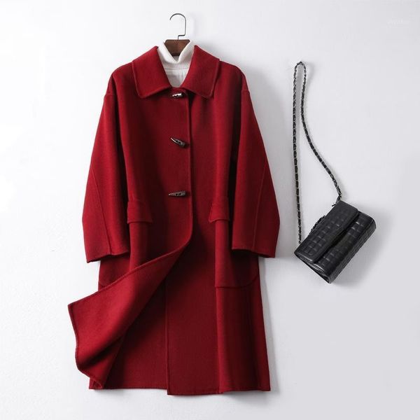 women's wool & blends autumn women coat long casaul woman trench korean style spring clothes female outerwear 2021 wpy4182, Black
women's wool & blends autumn women coat long casaul woman trench korean style spring clothes female outerwear 2021 wpy4182, Black