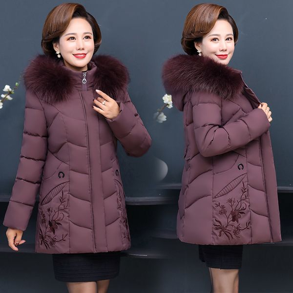 middle-aged elderly people quilted of woman winter jacket thick padded mother dsem, Black
middle-aged elderly people quilted of woman winter jacket thick padded mother dsem, Black