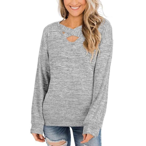 fashion long sleeve oversized t shirt woman winter woman's tshirts solid color v neck tee shirt pullover camisetas mujer, White
fashion long sleeve oversized t shirt woman winter woman's tshirts solid color v neck tee shirt pullover camisetas mujer, White