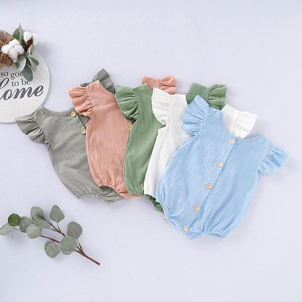 rompers 2021 born infant baby girls clothes boy linen romper infants pure ruffles o-neck sleeveless bodysuit children's clothing set, Blue
rompers 2021 born infant baby girls clothes boy linen romper infants pure ruffles o-neck sleeveless bodysuit children's clothing set, Blue