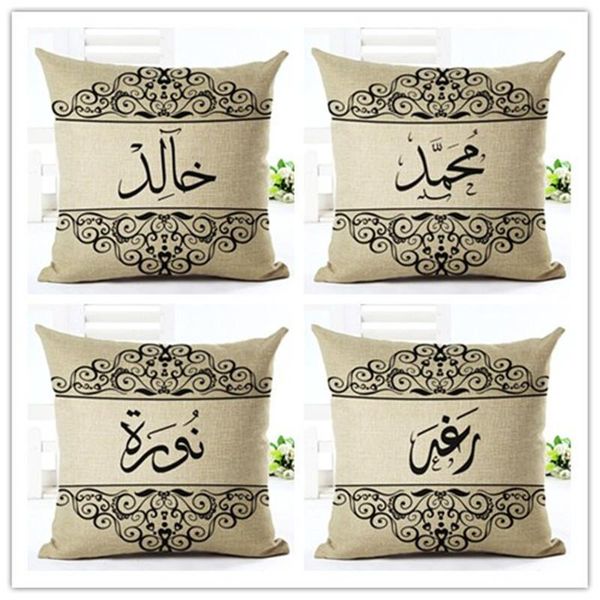 cushion/decorative pillow fashion the arab style letter pattern cushion home deco cotton linen cojines square throw name customized
cushion/decorative pillow fashion the arab style letter pattern cushion home deco cotton linen cojines square throw name customized