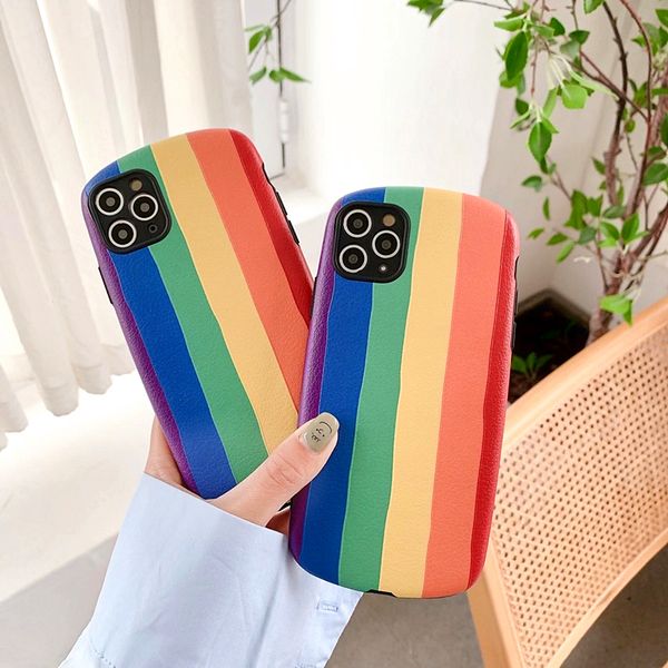 luxury striped rainbow phone case for iphone 11pro case se xr xs max x 8 7 plus colorful rainbow soft silicone protective cover
luxury striped rainbow phone case for iphone 11pro case se xr xs max x 8 7 plus colorful rainbow soft silicone protective cover