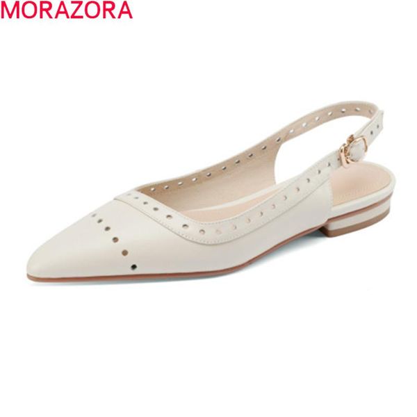 sandals morazora 2021 summer genuine leather women square heels pointed toe buckle casual shoes fashion ladies flats, Black
sandals morazora 2021 summer genuine leather women square heels pointed toe buckle casual shoes fashion ladies flats, Black