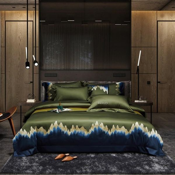 bedding sets embroidery duvet cover king  4pcs abstract art premium 1000tc egyptian cotton set bedsheet stylish bedroom decor 
bedding sets embroidery duvet cover king  4pcs abstract art premium 1000tc egyptian cotton set bedsheet stylish bedroom decor