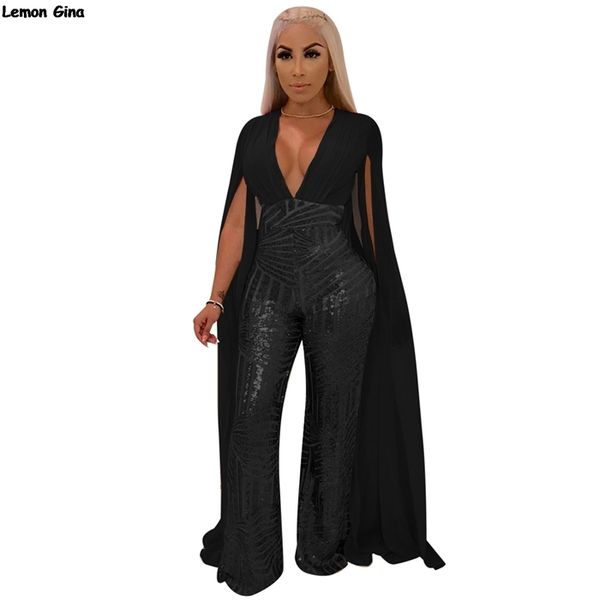 women drilling sequined cloak long sleeve open back deep v-neck bodycon night party jumpsuits club rompers m868, Black;white
women drilling sequined cloak long sleeve open back deep v-neck bodycon night party jumpsuits club rompers m868, Black;white