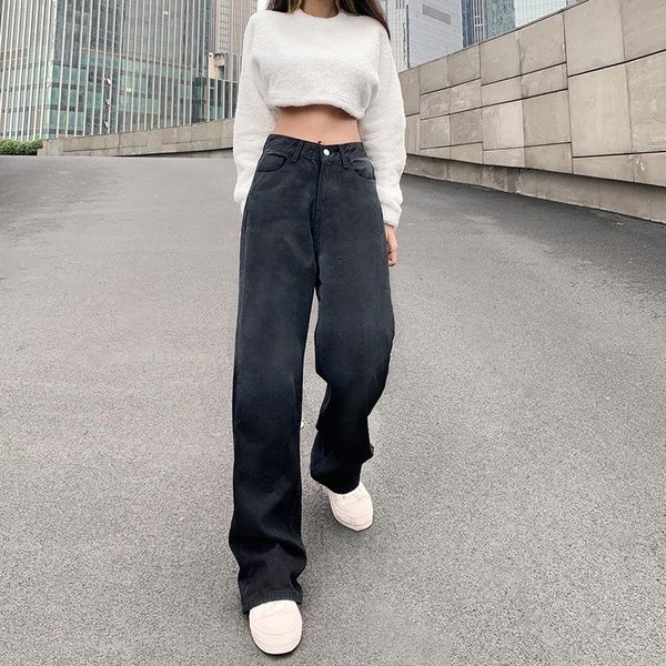 women's jeans 2021 women high waist lady girls straight loose pants tie dye casual wide leg pencil denim trousers streetwear, Blue
women's jeans 2021 women high waist lady girls straight loose pants tie dye casual wide leg pencil denim trousers streetwear, Blue