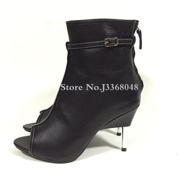 boots 2021 women heel ankle peep toe black color strech leather ladies metal heels summer sandal
boots 2021 women heel ankle peep toe black color strech leather ladies metal heels summer sandal