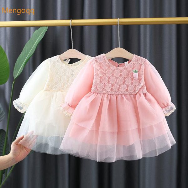 girl's dresses toddler kids baby girls autumn full sleeve solid cotton mesh o-neck tiered knee-length tutu-dress children clothes 0-4y, Red;yellow
girl's dresses toddler kids baby girls autumn full sleeve solid cotton mesh o-neck tiered knee-length tutu-dress children clothes 0-4y, Red;yellow