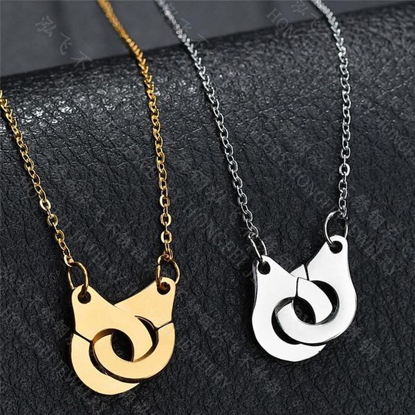 pendant necklaces pinksee original personality handcuffs cross double circle necklace wild shirt sweater chain women clavicle, Silver
pendant necklaces pinksee original personality handcuffs cross double circle necklace wild shirt sweater chain women clavicle, Silver
