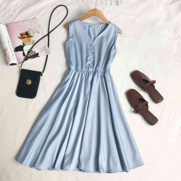 summer dress fashion women sleeveless v neck a line vintage es ladies elegant office casual robe vestidos 210602, Black;gray
summer dress fashion women sleeveless v neck a line vintage es ladies elegant office casual robe vestidos 210602, Black;gray