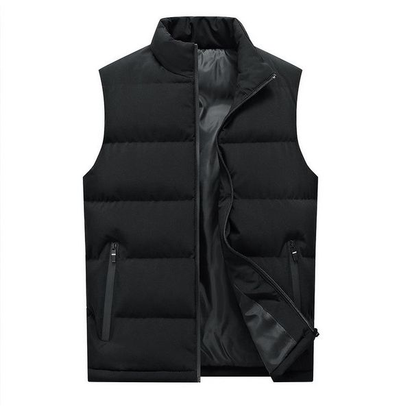 men's vests down vest stand collar sleeveless simple zipper pocket solid color warm gilet for autumn winter outwear, Black;white
men's vests down vest stand collar sleeveless simple zipper pocket solid color warm gilet for autumn winter outwear, Black;white