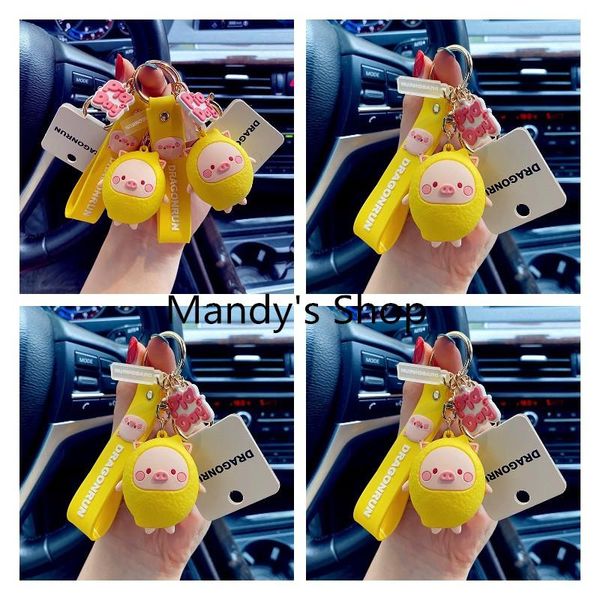 keychains creative lemon pig cute silicone key chain bag pendant car seat girl's christmas birthday present, Silver
keychains creative lemon pig cute silicone key chain bag pendant car seat girl's christmas birthday present, Silver
