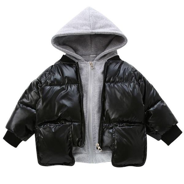 winter down cotton jacket black coat thick new style childrenswear coat fake two pieces boys thick warm clothing, Blue;gray
winter down cotton jacket black coat thick new style childrenswear coat fake two pieces boys thick warm clothing, Blue;gray
