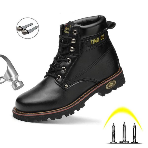 boots men's motorcycle safety work high-british wind smash-proof and puncture-proof shoes casual outdoor hiking, Black
boots men's motorcycle safety work high-british wind smash-proof and puncture-proof shoes casual outdoor hiking, Black