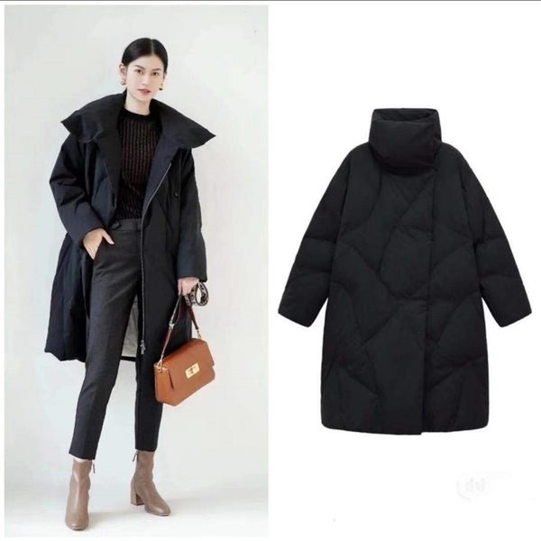 ic zhi / he goose down jacket stand collar fall shoulder loose profile wind proof warm women's 2020 new, Black
ic zhi / he goose down jacket stand collar fall shoulder loose profile wind proof warm women's 2020 new, Black
