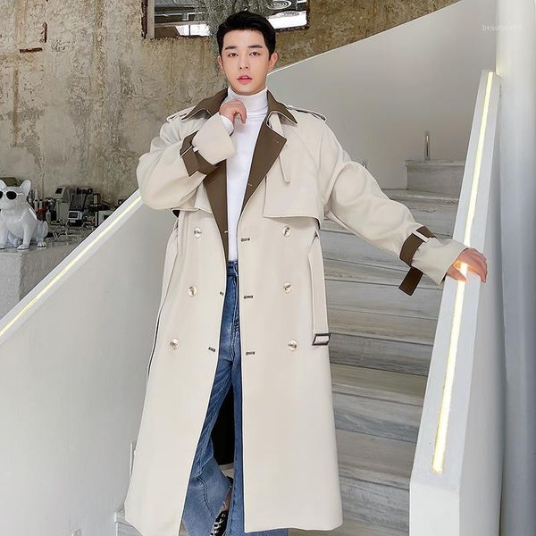men's trench coats men korean streetwear fashion office coat outerwear vintage hipster double breasted windbreaker jacket trenchcoat, Tan;black
men's trench coats men korean streetwear fashion office coat outerwear vintage hipster double breasted windbreaker jacket trenchcoat, Tan;black