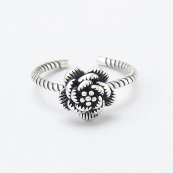 cluster rings elegant flower ring for women real 925 sterling silver retro rose party, Golden;silver
cluster rings elegant flower ring for women real 925 sterling silver retro rose party, Golden;silver
