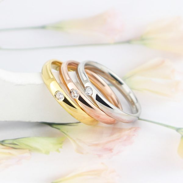 fashion 3mm crystal ring woman ring titanium steel gloss ring for women wholesale jewelry, Silver
fashion 3mm crystal ring woman ring titanium steel gloss ring for women wholesale jewelry, Silver