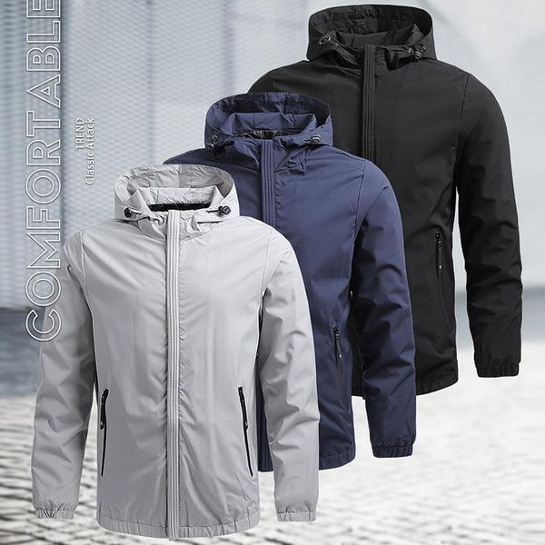 men's jackets plus size m-5xl spring summer jacket men korean fashion hooded autumn thin windbreaker coat outdoor sports, Black;brown
men's jackets plus size m-5xl spring summer jacket men korean fashion hooded autumn thin windbreaker coat outdoor sports, Black;brown
