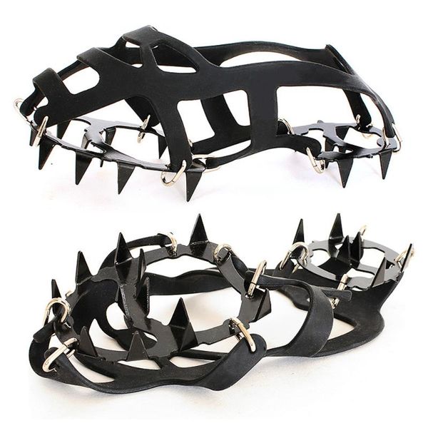 cords, slings and webbing 18-teeth silicone crampons ice climbing equipment antiskid shoe cover spikes manganese steel foot sleeve chains gr
cords, slings and webbing 18-teeth silicone crampons ice climbing equipment antiskid shoe cover spikes manganese steel foot sleeve chains gr