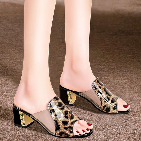 women's pumps summer slip on ladeis leopard peep toe high heels woman square heel comfort shoes female open toe fashion 2021, Black
women's pumps summer slip on ladeis leopard peep toe high heels woman square heel comfort shoes female open toe fashion 2021, Black