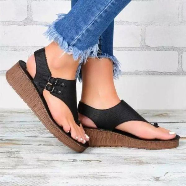 women sandals 2021 new women heels sandals platform wedges shoes for summer sandalias mujer casual flip flops plus size 43, Black
women sandals 2021 new women heels sandals platform wedges shoes for summer sandalias mujer casual flip flops plus size 43, Black
