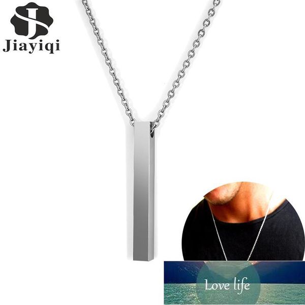 fashion rectangle pendant necklace stainlees steel chain necklace for men women new simple hiphop jewelry male accessories gift factory pric, Silver
fashion rectangle pendant necklace stainlees steel chain necklace for men women new simple hiphop jewelry male accessories gift factory pric, Silver