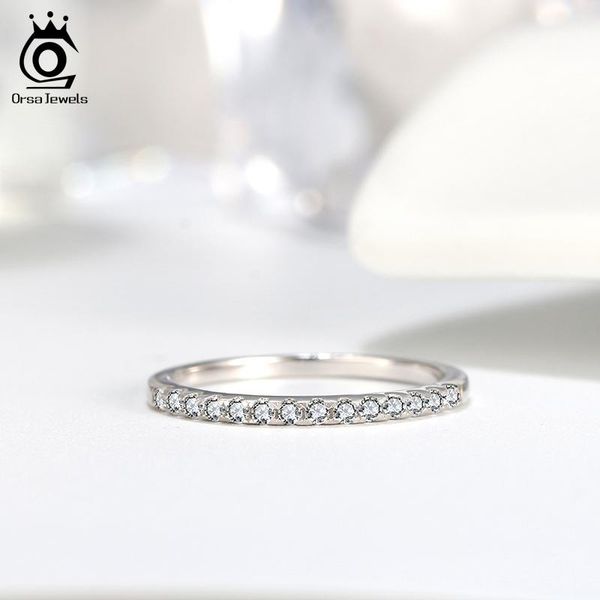 cluster rings orsa jewels classic finger ring real 925 sterling silver with zircon for women jewelry anniversary wedding gift osr204, Golden;silver
cluster rings orsa jewels classic finger ring real 925 sterling silver with zircon for women jewelry anniversary wedding gift osr204, Golden;silver