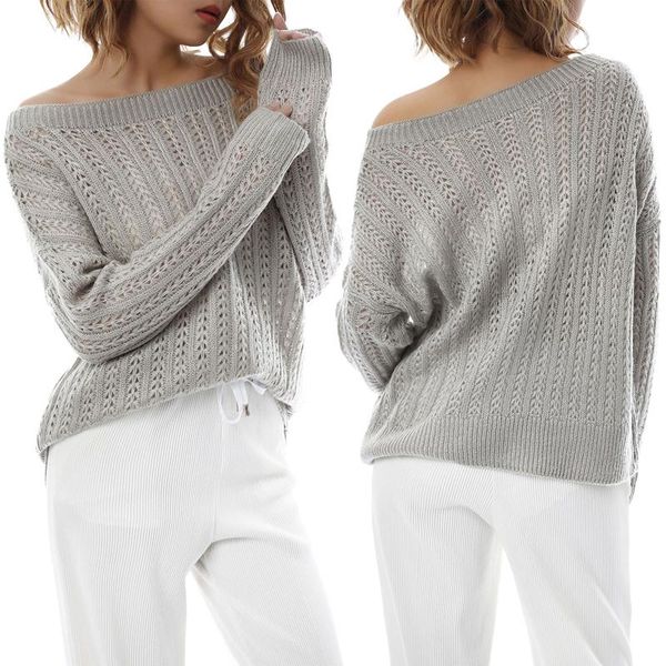 women's sweaters imcute women sweater long sleeve hollow out off-the-shoulder elegant casual spring autumn ladies pullover knitwear, White;black
women's sweaters imcute women sweater long sleeve hollow out off-the-shoulder elegant casual spring autumn ladies pullover knitwear, White;black