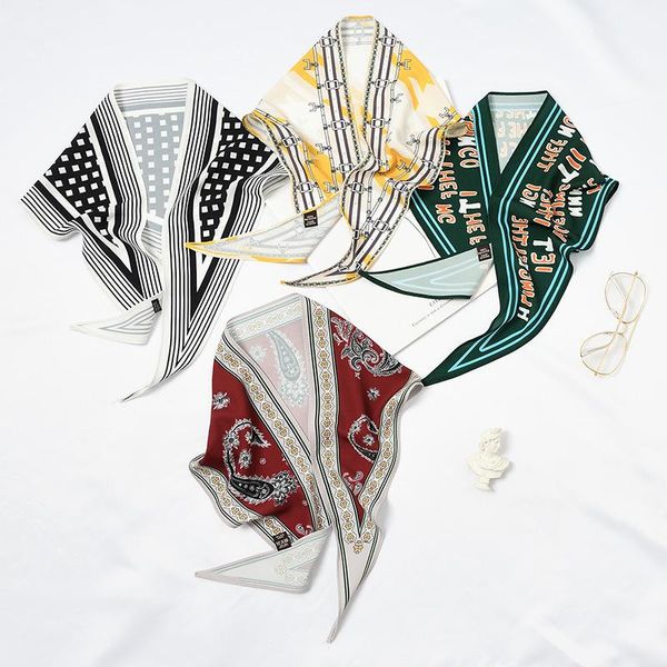 scarves summer women hair scarf fashion print neck female bandana cravat shawl wrap triangle headkerchief necktie floral, Blue;gray
scarves summer women hair scarf fashion print neck female bandana cravat shawl wrap triangle headkerchief necktie floral, Blue;gray