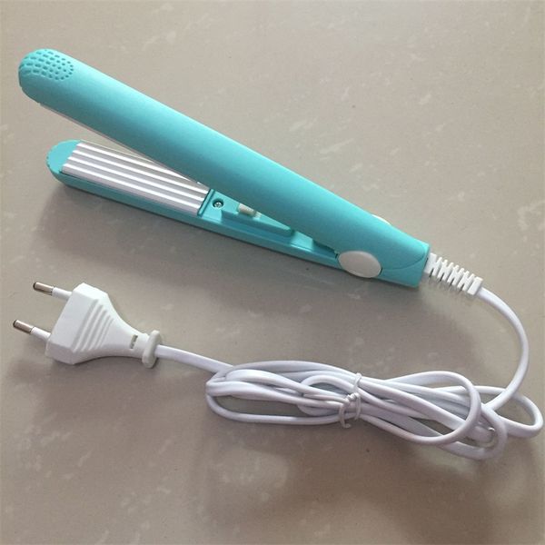 electric mini hair straightener iron ceramic straightening irons corrugate curling iron styling tools hair curler with eu plug
electric mini hair straightener iron ceramic straightening irons corrugate curling iron styling tools hair curler with eu plug