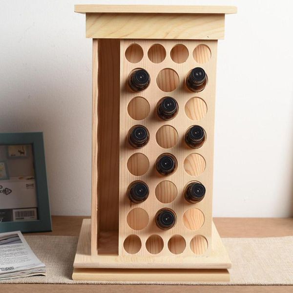hooks & rails essential oil display rack rotating bottle holder solid wooden storage organizer classification stand
hooks & rails essential oil display rack rotating bottle holder solid wooden storage organizer classification stand