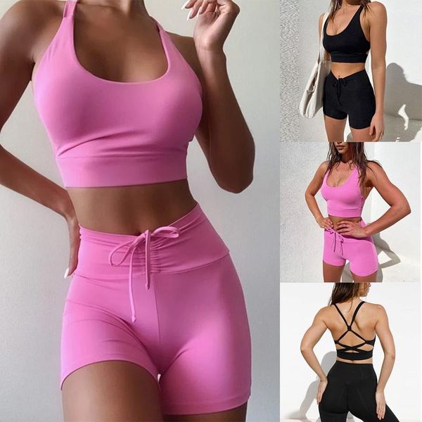 women's fashion skinny high elastic fitness yoga wear tank shorts set, White;red
women's fashion skinny high elastic fitness yoga wear tank shorts set, White;red