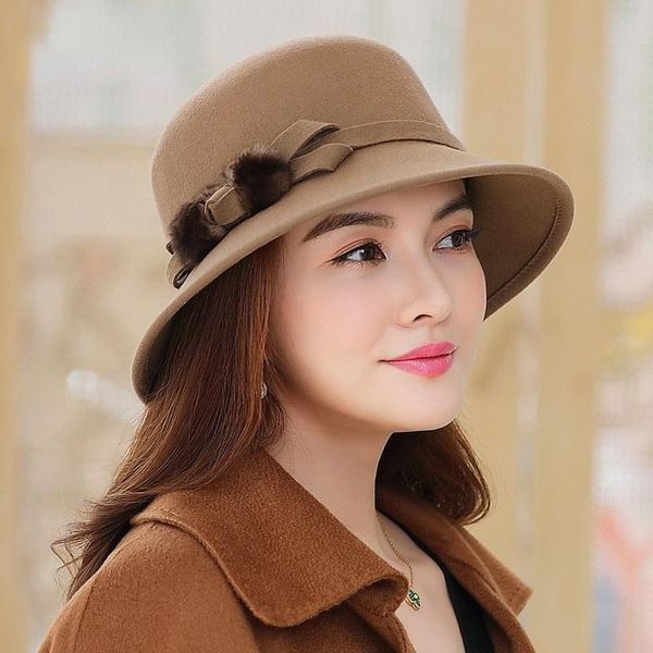 stingy brim hats vintage camel wool bucket wide fedora hat for women fur bowknot felt winter cap chapeau feutre femme, Blue;gray
stingy brim hats vintage camel wool bucket wide fedora hat for women fur bowknot felt winter cap chapeau feutre femme, Blue;gray