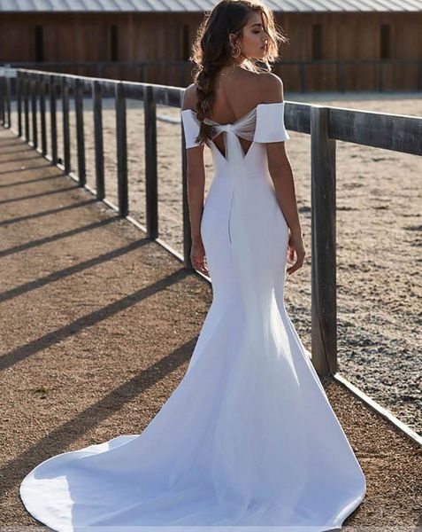 mermaid new simple wedding 2021 satin off the shoulder bridal gowns backless vestidos de mariee q1ar, White
mermaid new simple wedding 2021 satin off the shoulder bridal gowns backless vestidos de mariee q1ar, White