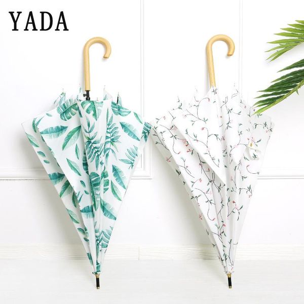 umbrellas yada green leaf wooden handle women umbrella long automatic for men strong rainproof parasol rain sun yd108
umbrellas yada green leaf wooden handle women umbrella long automatic for men strong rainproof parasol rain sun yd108