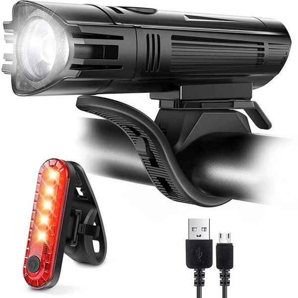 bike light, bright bicycle front light and back taillight, 4 light modes, 2000mah battery, ipx4 waterproof
bike light, bright bicycle front light and back taillight, 4 light modes, 2000mah battery, ipx4 waterproof