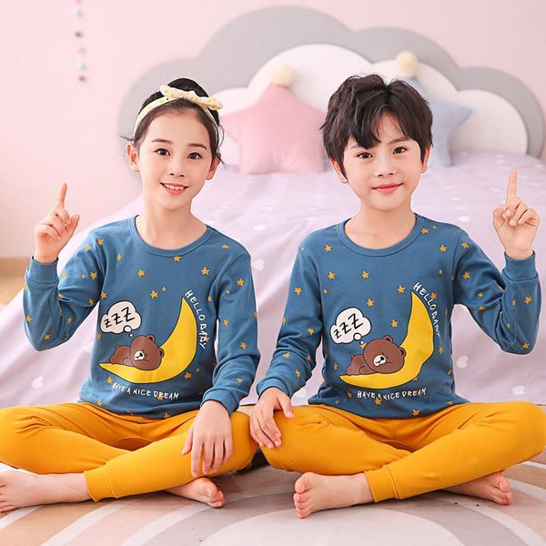pajamas teenage boys autumn long sleeved children's clothing girls sleepwear cotton pyjamas sets for kids 4 6 8 9 10 12 year, Blue;red
pajamas teenage boys autumn long sleeved children's clothing girls sleepwear cotton pyjamas sets for kids 4 6 8 9 10 12 year, Blue;red