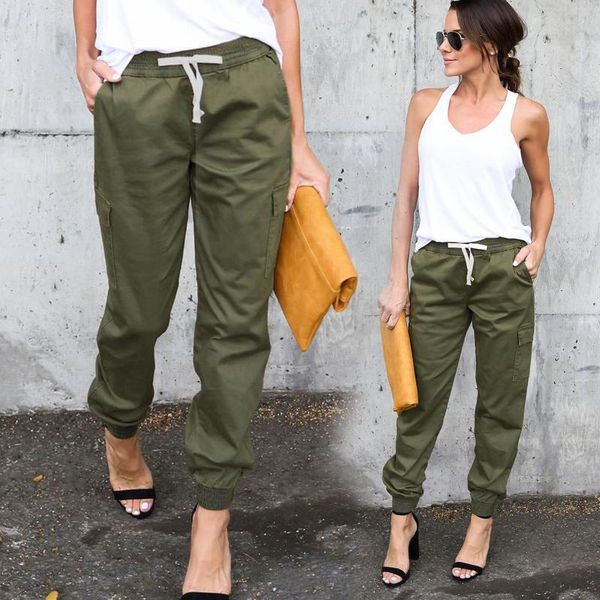 women's pants & capris elastic waist tie work clothes women loose fashion casual green black everyday ladies direct sales, Black;white
women's pants & capris elastic waist tie work clothes women loose fashion casual green black everyday ladies direct sales, Black;white