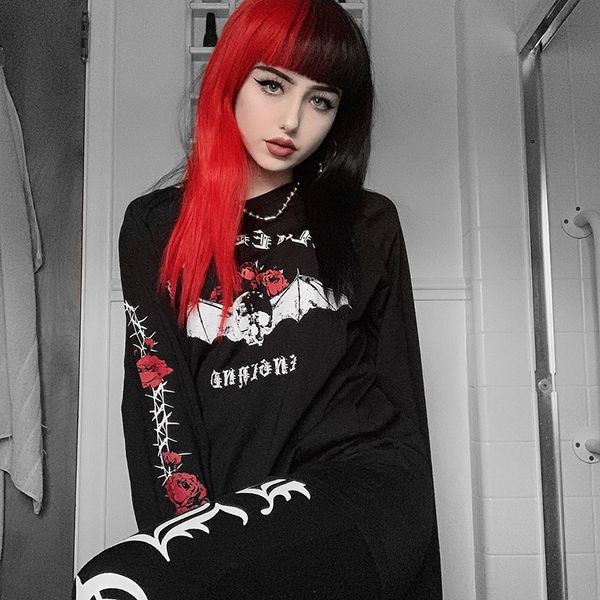 2021 new black gothic print sweatshirt punk crewneck long sleeve couple hoodies women winter streetwear c391 1azn
2021 new black gothic print sweatshirt punk crewneck long sleeve couple hoodies women winter streetwear c391 1azn