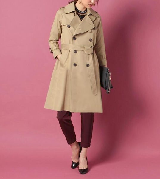 women's trench coats 2021 windbreaker british style spring autumn thick removable cotton liner winter mid-length plus, Tan;black
women's trench coats 2021 windbreaker british style spring autumn thick removable cotton liner winter mid-length plus, Tan;black