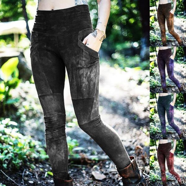 women's leggings wepbel women high waist trousers pocket outdoor casual tappered tight pants, Black
women's leggings wepbel women high waist trousers pocket outdoor casual tappered tight pants, Black