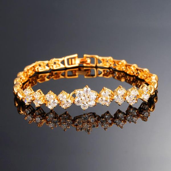 bangle cl-235 bridal jewelry fashion exquisite diamond-studded 3a zircon trend wild copper gold-plated ladies bracelet, Black
bangle cl-235 bridal jewelry fashion exquisite diamond-studded 3a zircon trend wild copper gold-plated ladies bracelet, Black