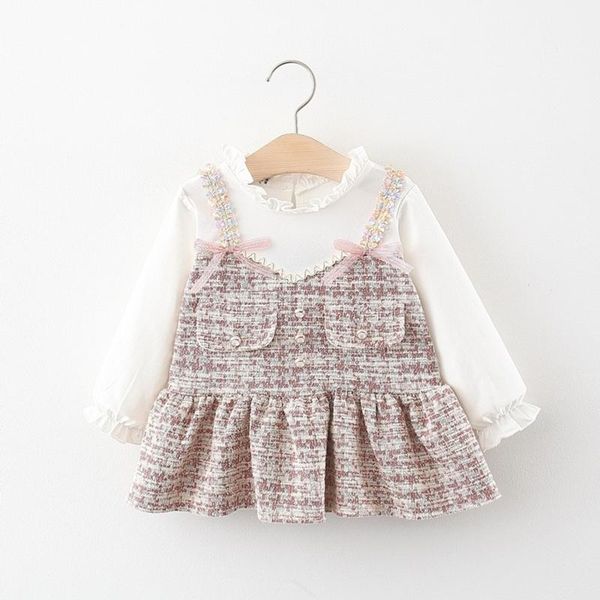 girl's dresses bear learder baby girl's sweet long sleeved plaid dress autumn child bowknot princess pleated kids clothes vestidos, Red;yellow
girl's dresses bear learder baby girl's sweet long sleeved plaid dress autumn child bowknot princess pleated kids clothes vestidos, Red;yellow