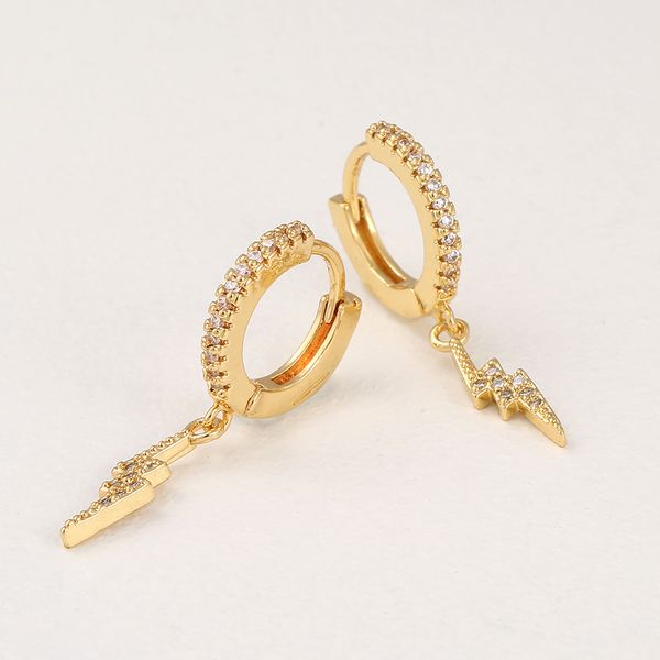 lightning earrings 2021 trend small fresh ladies cute earrings for women copper micro-inlaid zircon pendant hoop earringdio chan contact, Silver
lightning earrings 2021 trend small fresh ladies cute earrings for women copper micro-inlaid zircon pendant hoop earringdio chan contact, Silver