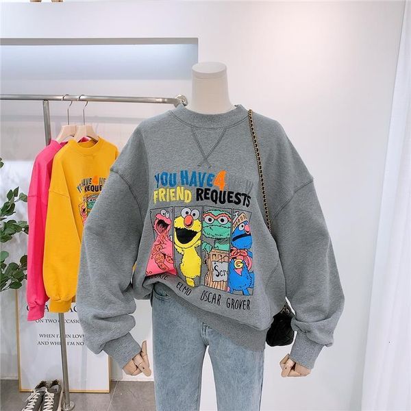 fashion pullover sweatshirt women 2021 new good quality streetwear cotton hoodie coat long sleeve round neck loose print hoodies, Black
fashion pullover sweatshirt women 2021 new good quality streetwear cotton hoodie coat long sleeve round neck loose print hoodies, Black