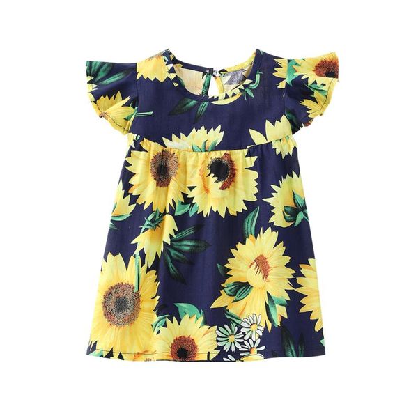 girl's dresses toddler girl clothes baby stylish flower printed ruffle sleeve cotton one piece kids clothing for girls, Red;yellow
girl's dresses toddler girl clothes baby stylish flower printed ruffle sleeve cotton one piece kids clothing for girls, Red;yellow