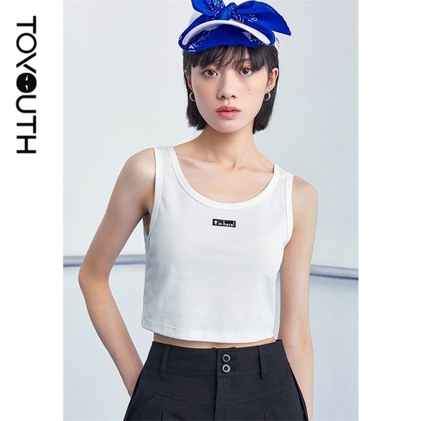 toyouth women vest summer sleeveless fresh casual letter print slim short 210705, White
toyouth women vest summer sleeveless fresh casual letter print slim short 210705, White