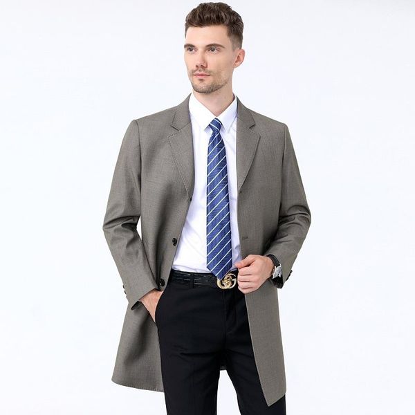 hippinglong fall and winter in 2021 middle-aged and old male suit business english wool windbreaker suit collar dad, Gray
hippinglong fall and winter in 2021 middle-aged and old male suit business english wool windbreaker suit collar dad, Gray