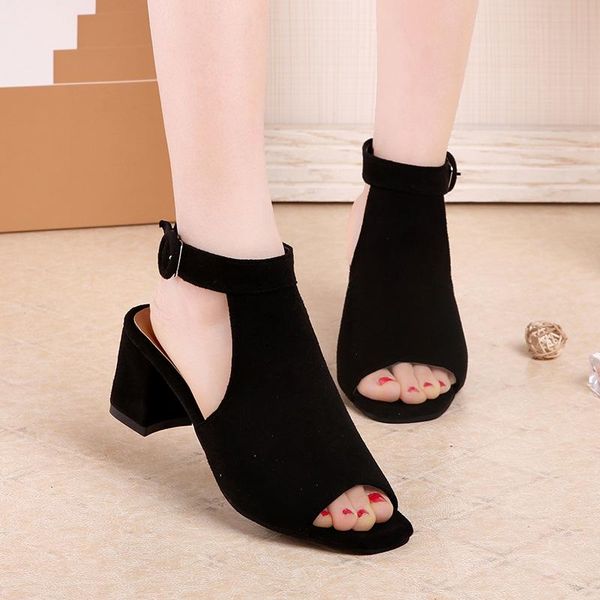 high heeled sandals female open toe thick heel student platform sandals clear heels for women women, Black
high heeled sandals female open toe thick heel student platform sandals clear heels for women women, Black